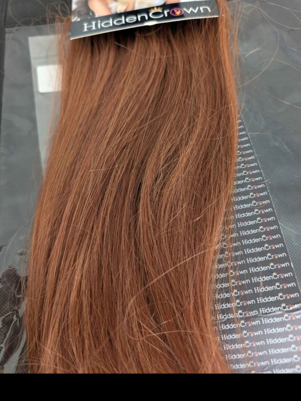 HiddenCrown Human Hair Auburn #30 Clip-In Extensions 24" Double Drawn 150 grams - Picture 4 of 6